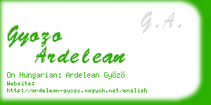gyozo ardelean business card