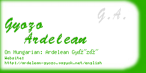 gyozo ardelean business card
